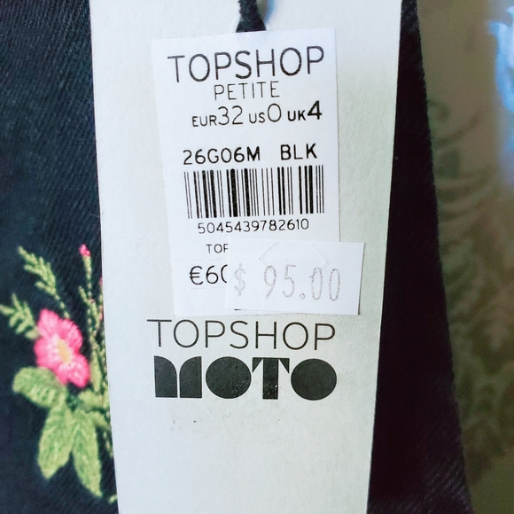 Topshop denim jumper - Picture 2 of 4